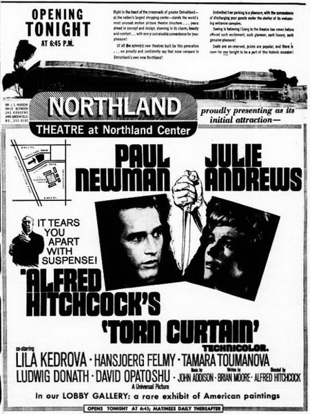 Northland Theatre - 1966-08-17 Ad (newer photo)